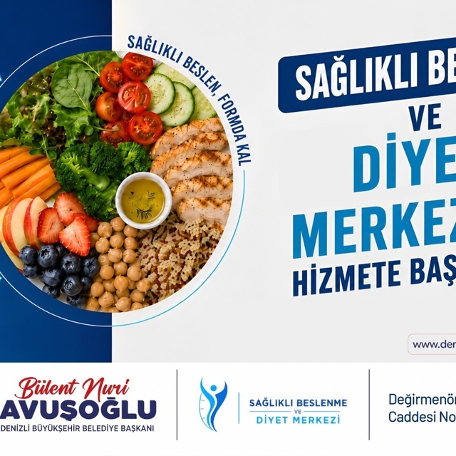 Denizli Büyükşehir ücretsiz diyetisyen hizmeti sunuyor