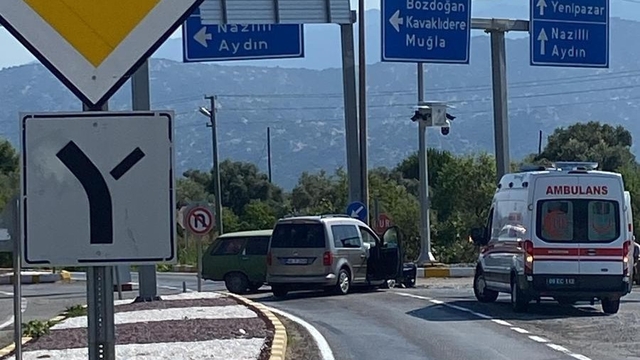 Bozdoğan'da trafik kazası: 1 yaralı