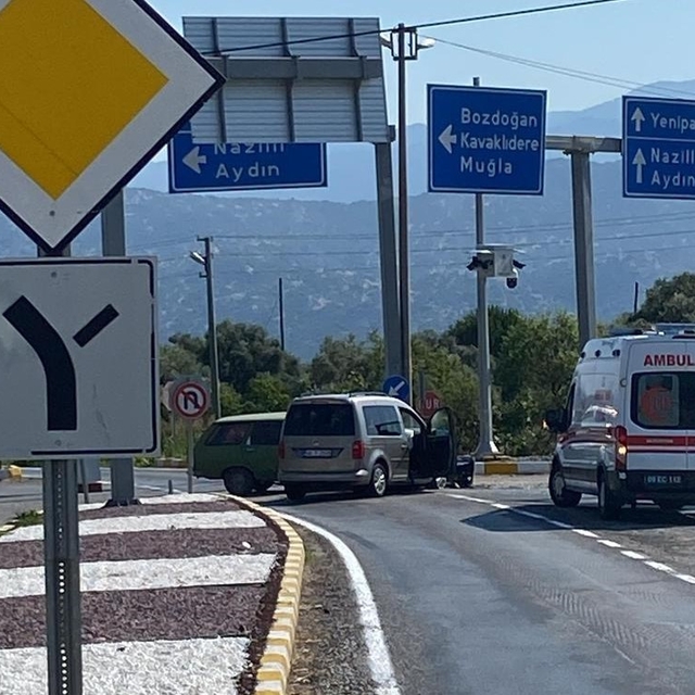 Bozdoğan'da trafik kazası: 1 yaralı