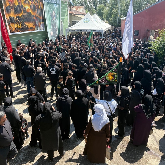 Ağrı'da Kerbela şehitleri anıldı