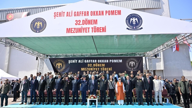 Şehit Ali Gaffar Okkan POMEM'de 32. dönem mezuniyet töreni düzenlendi