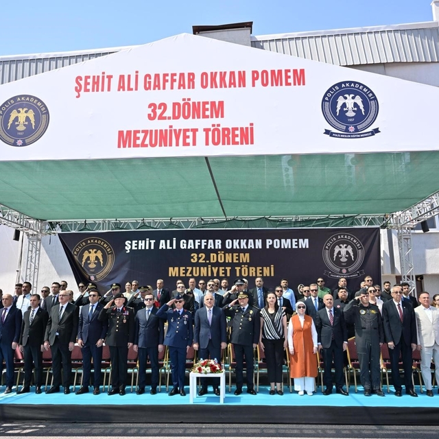 Şehit Ali Gaffar Okkan POMEM'de 32. dönem mezuniyet töreni düzenlendi