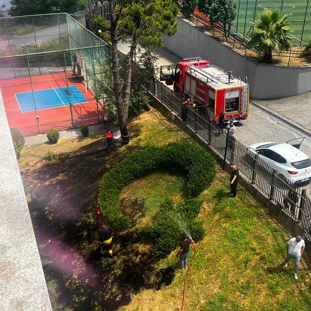 Alaplı'da öğrenci yurdunda yangın paniği