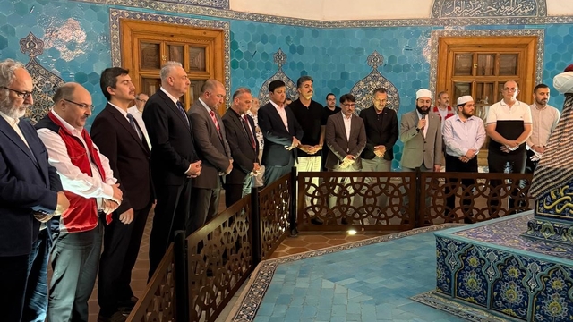 Bursa'da Sultan Çelebi Mehmed Han, vefatının 605. yılında dualarla anıldı