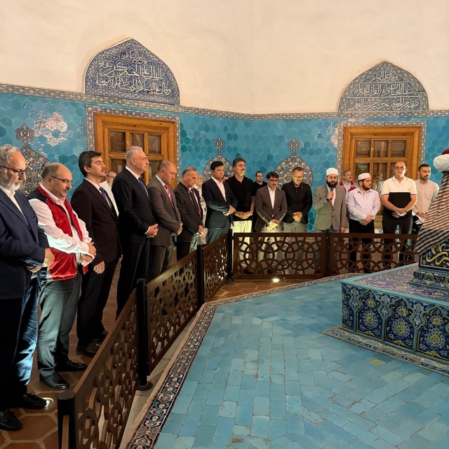 Bursa'da Sultan Çelebi Mehmed Han, vefatının 605. yılında dualarla anıldı