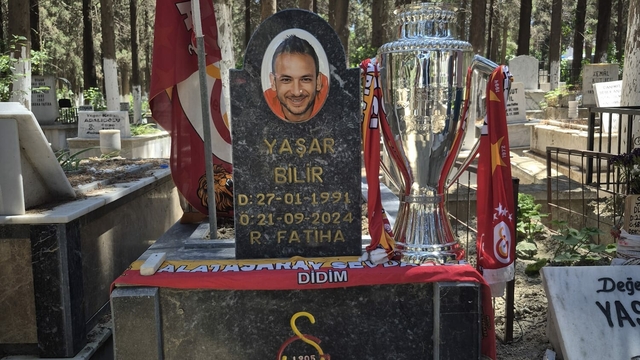 Kuşadası'nda Galatasaraylı taraftarlardan Yaşar Kaptan'a büyük vefa