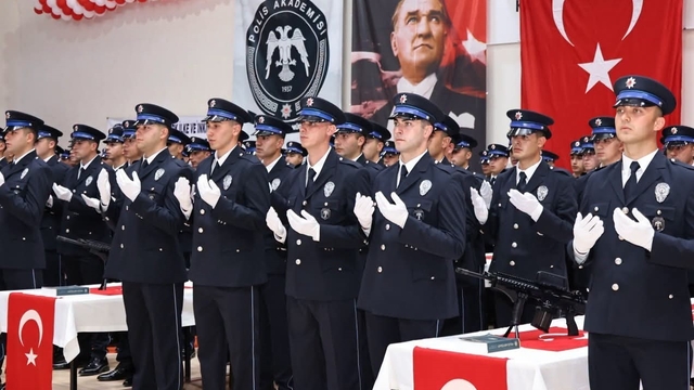 Merzifon POMEM'de 162 polis adayı mezun oldu