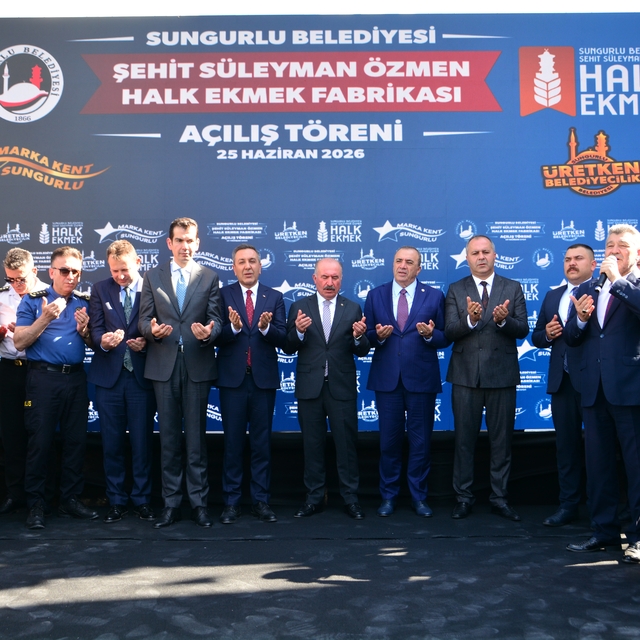 Sungurlu Belediyesi Halk Ekmek Fabrikası törenle açıldı: Günde 10 bin ekmek...
