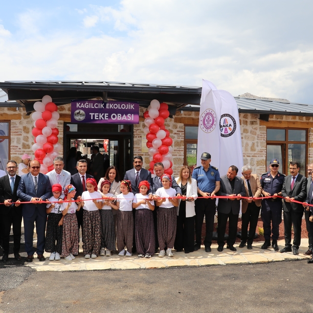 "Kağılcık Ekolojik Teke Obası" törenle hizmete açıldı
