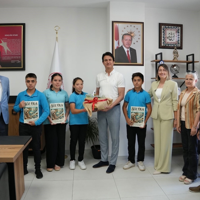 Köyceğiz Ortaokulu 'Dijital Dergi' üçüncüsü oldu