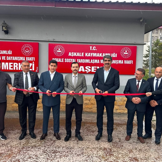 Aşkale'de aşevi hizmete açıldı: Günde 70 aileye sıcak yemek ulaştırılacak