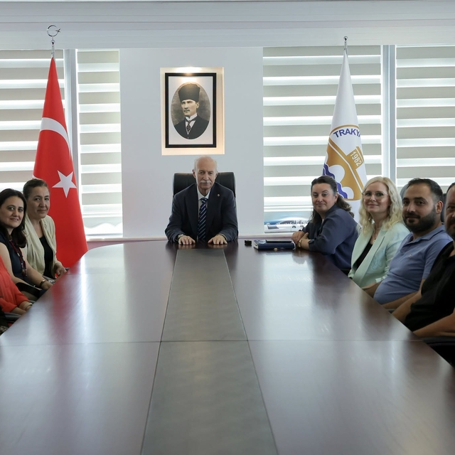 TÜ Rektörü Hatipler, Kuzey Makedonya'da görev alan akademisyenlerle buluştu