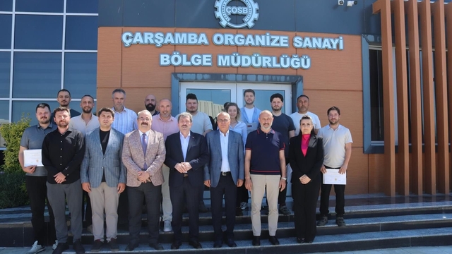 Çarşamba OSB'de ikiz dönüşüm ve kivi projeleri hayata geçiyor
Çarşamba OSB'de iki kalkınma projesinde imzalar atıldı, kalibrasyon eğitimi tamamlandı