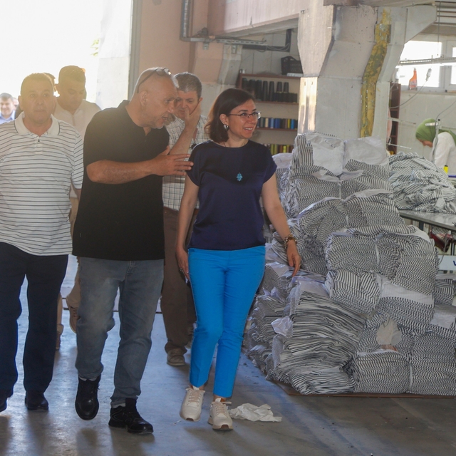 Başkan Vekili Özkan Dokumacılar Sitesi esnafını ziyaret etti