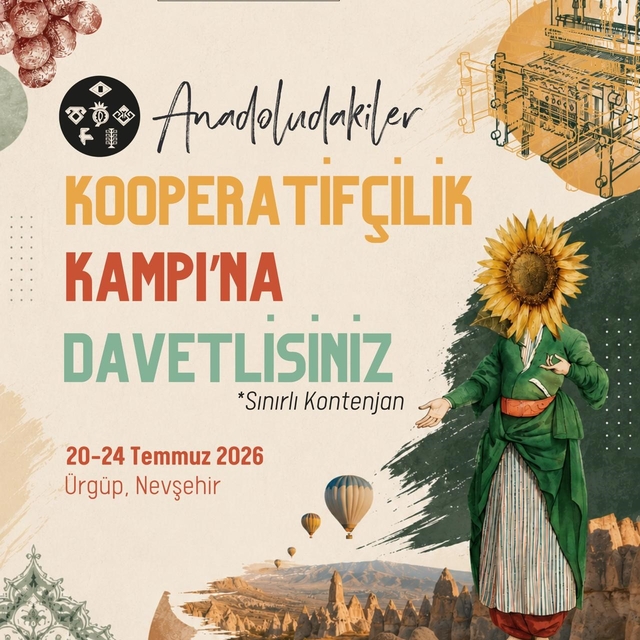 Anadoludakiler kooperatifçilik kampı başvuruları başladı