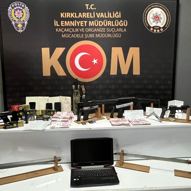 Kırklareli'nde suç örgütü operasyonunda 6 zanlı yakalandı
