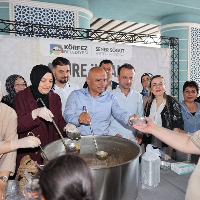 Körfez'de 4 bin kişilik aşure ikramı