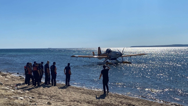 Çanakkale'de tarım arazisinde yangın (2)