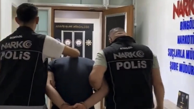 Bingöl'de uyuşturucu taciri tutuklandı