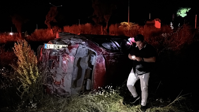 Bolu'da kontrolden çıkan otomobil takla attı: 2 yaralı