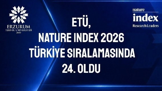 ETÜ, Nature Index 2026 Türkiye sıralamasında 24. oldu