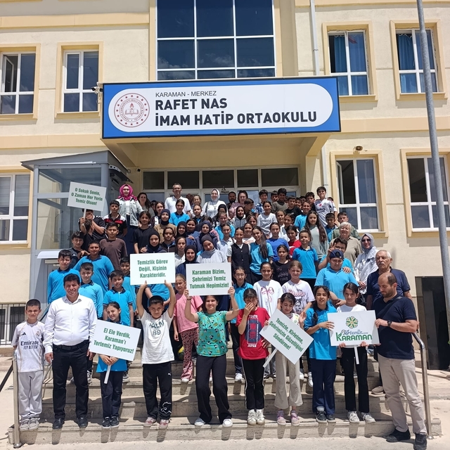 Karaman'da öğrencilere çevre eğitimi verildi