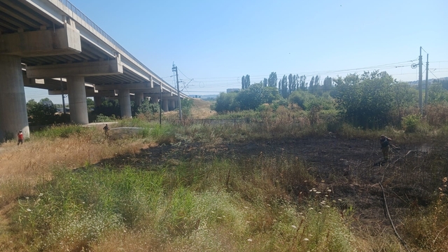 Susurluk'ta çıkan ot yangını söndürüldü