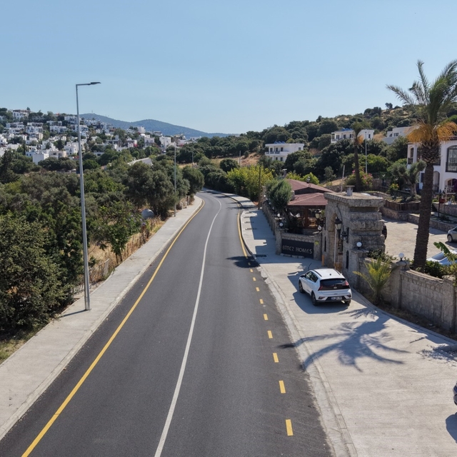 Bergamut Caddesi ile Derviş Görgün Caddesi'nde çalışmalar tamamlandı
