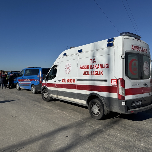 Edirne'de su kanalına devrilen motosikletin sürücüsü hayatını kaybetti
