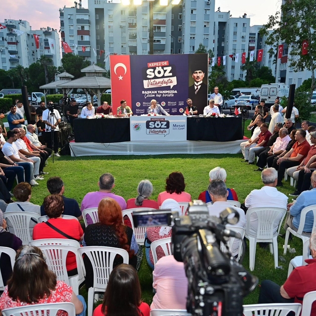 Kepez'de "Söz Vatandaşta" buluşmasının ikincisi düzenlendi