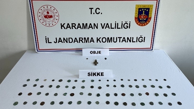 Karaman'da tarihi eser ele geçirildi: 7 tutuklama