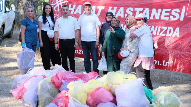 Sağlıkçılardan çevreye anlamlı dokunuş