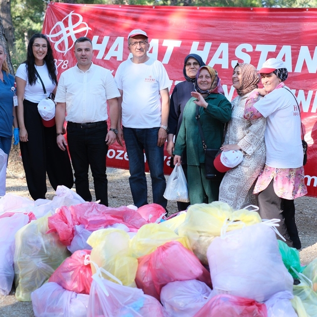 Sağlıkçılardan çevreye anlamlı dokunuş