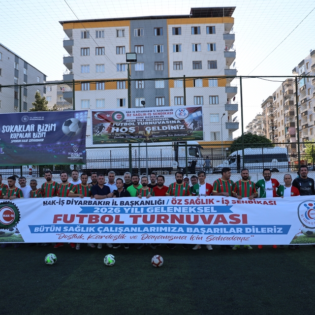 Diyarbakır'da sendika üyelerinin turnuvası başladı