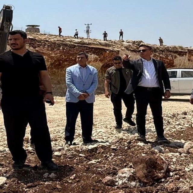 İdil'deki şantiye ve konkasör tesisinde inceleme