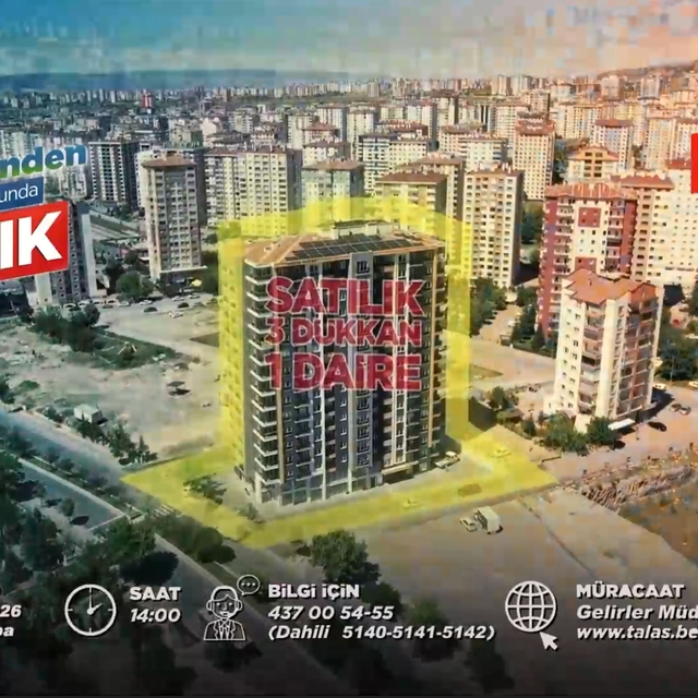 Talas'ta konut, ticaret ve villa arsası fırsatına sayılı günler