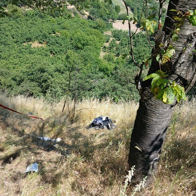 Şarampole devrilen motosikletin sürücüsü hayatını kaybetti