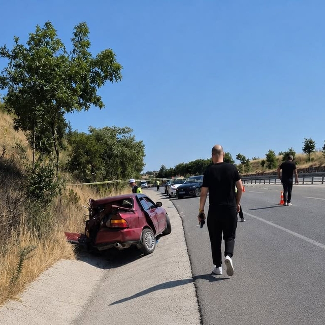 Balıkesir'de feci kazada sürücü hayatını kaybetti
