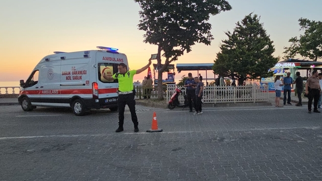 Kastamonu'da yayaya çarpan motosikletin sürücüsü yaralandı