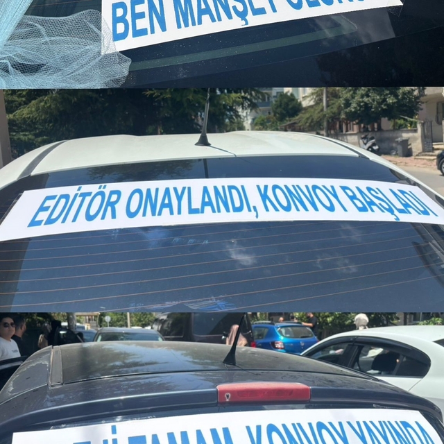 Medya camiasını buluşturan düğünde esprili gönderme