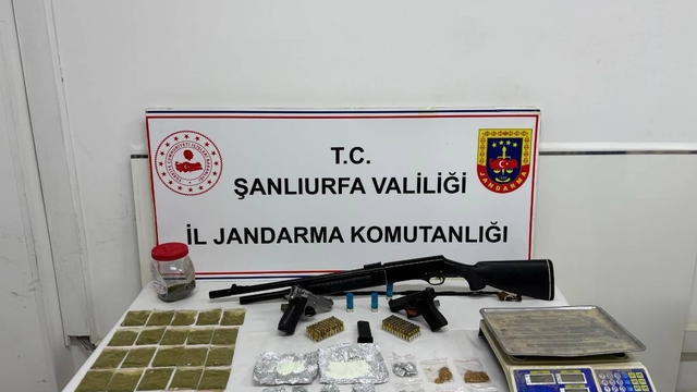 Şanlıurfa'da uyuşturucu operasyonunda 2 gözaltı