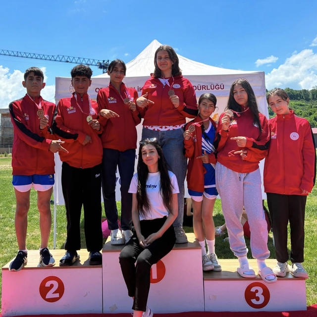 Aşkaleli sporcular Ordu'da Türkiye yarı finallerine yükseldi