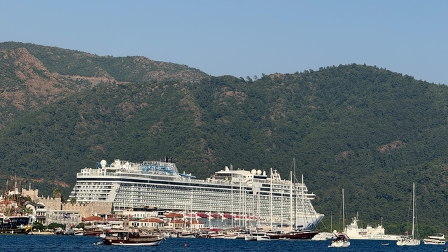 Marmaris'i bir haftada üç kruvaziyer ziyaret edecek