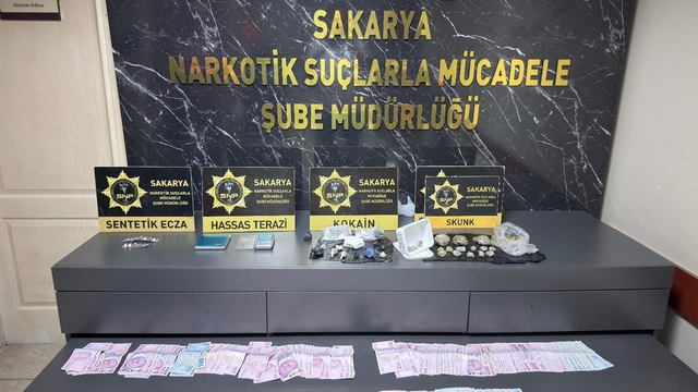 Sakarya'da uyuşturucu operasyonu; 2 tutuklama