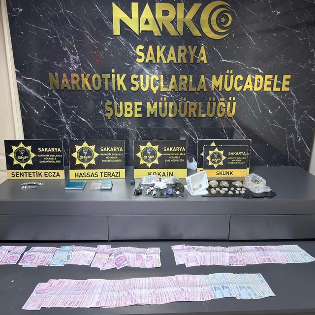 Sakarya'da uyuşturucu operasyonu; 2 tutuklama