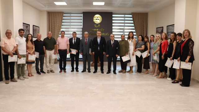 EESKEP kapsamında görev alan eğitimciler başarı belgesi ile ödüllendirildi