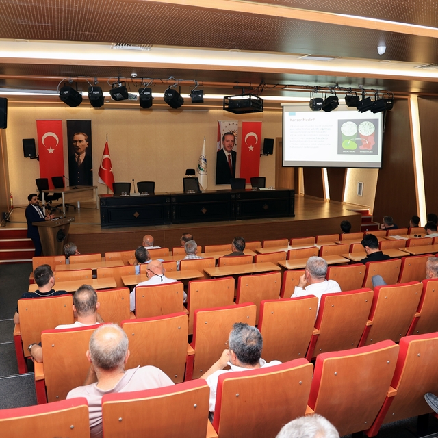 Talas Belediyesi'nden personele kanser farkındalık eğitimi