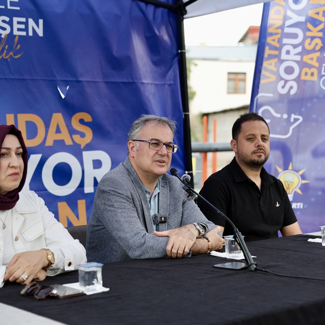 Başkan Özdoğan, vatandaşlarla bir araya geldi