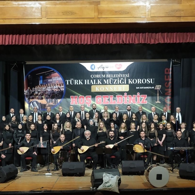 Çorum Belediyesi THM Korosu'ndan yaza merhaba konseri