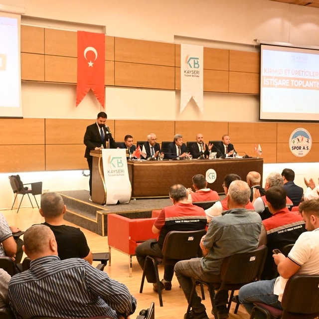 KTB öncülüğünde Kırmızı Et Üreticileri İstişare Toplantısı gerçekleştirildi